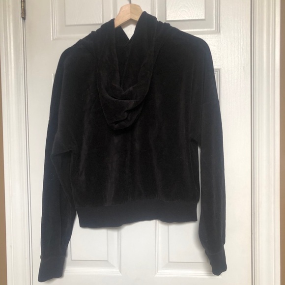 Black Velvet Hoodie - Picture 2 of 2